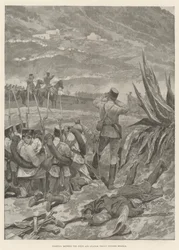 Fighting between the Riffs and Spanish Troops outside Melilla